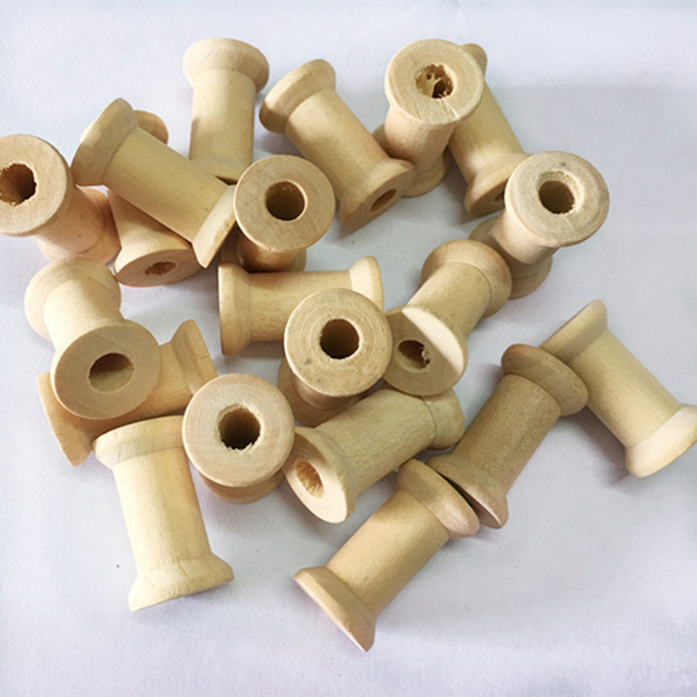 60 Pcs Bobbins Sewing Natural  - Embroidery Craft review and price