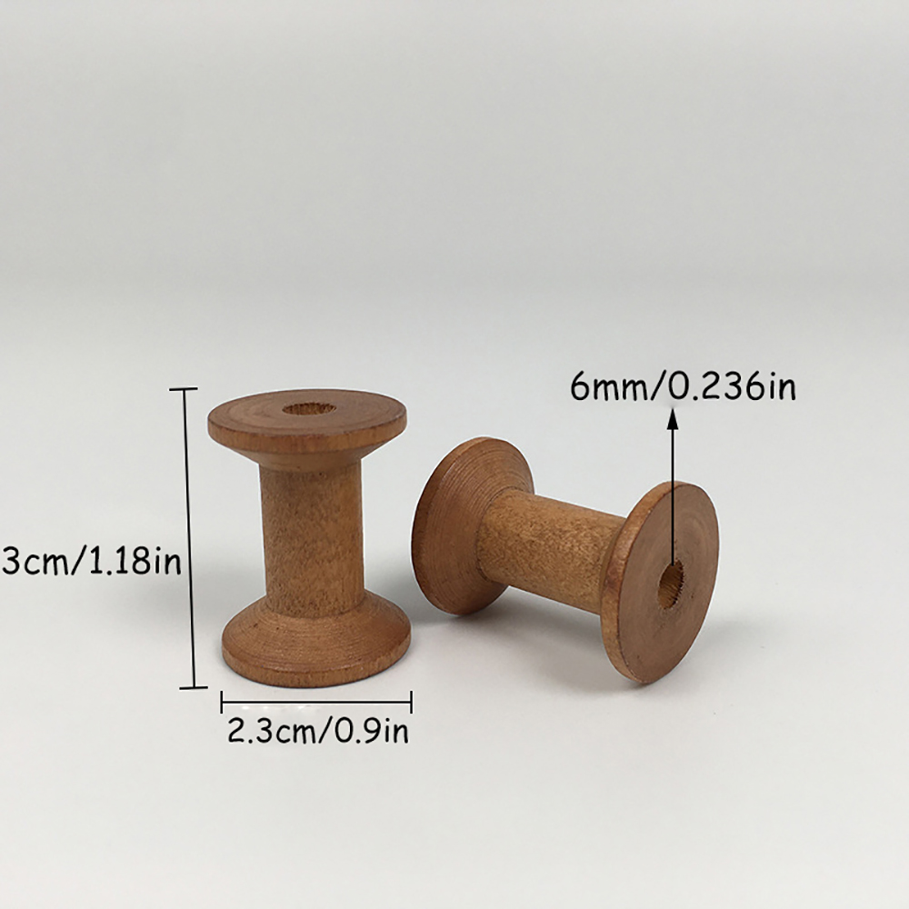 10/20Pcs Mini Wooden Bobbins E - Organza Ribbon Spool review and price