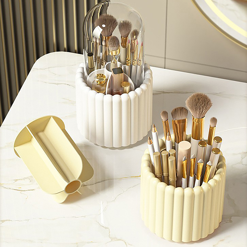 360° Rotating Makeup Brushes H - Craft Embellishment Storage review and price