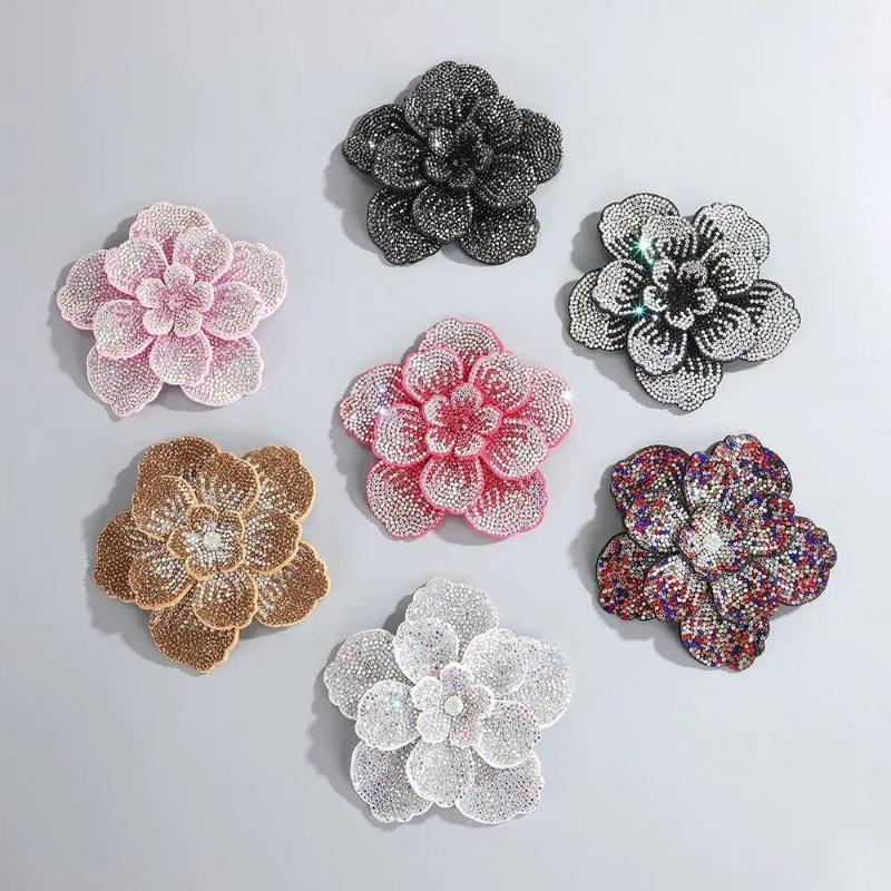 1pc Three-dimensional Camellia - Craft Embellishments review and price