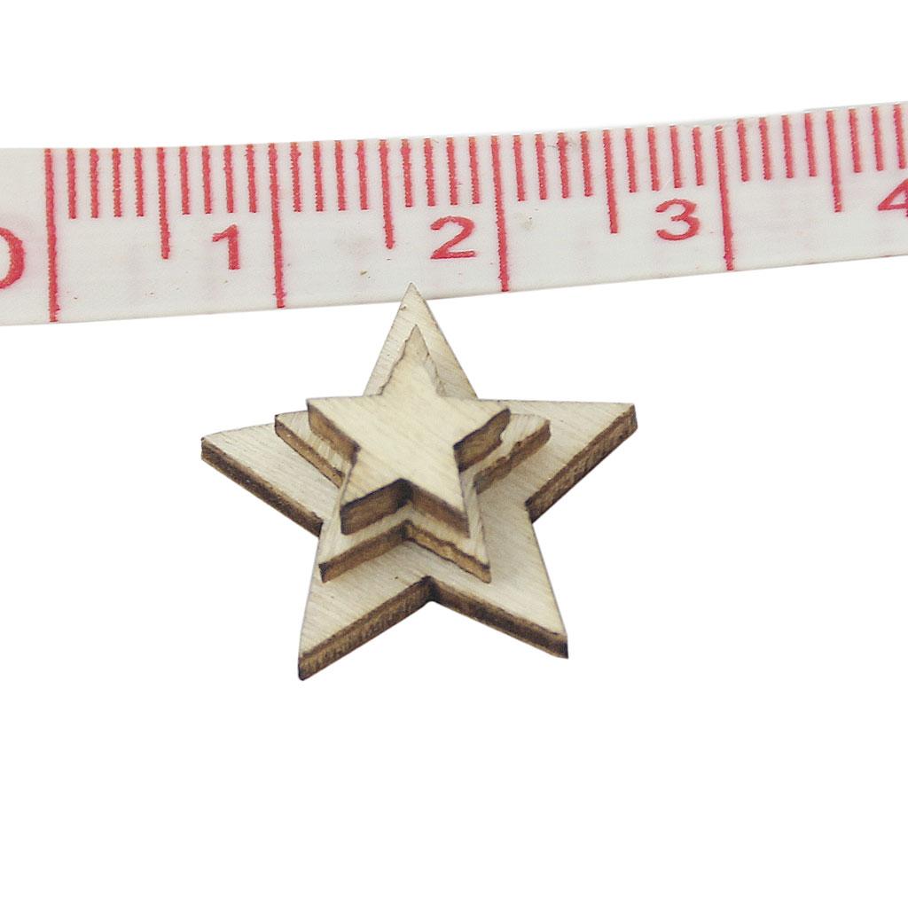Basswood Craft Star Slices Nat - Craft Embellishments review and price